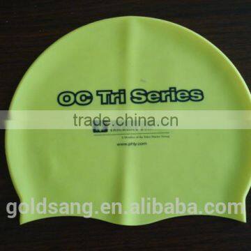 Simple Design Swimming Cap Fashion All-match Waterproof Tensile Silicone Swimming Cap photo-2