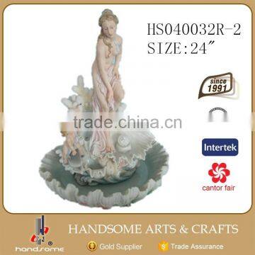 24 Inch Resin Colorful Fairy Garden Indoor Water Fountain photo-5