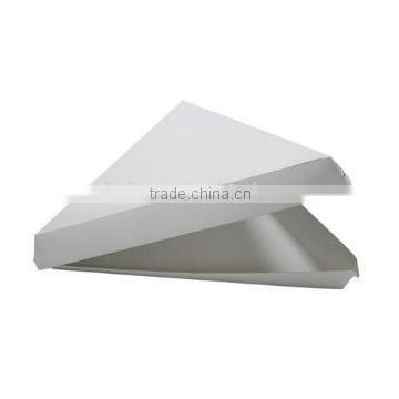 Printable Triangle White corrugated paper pizza box