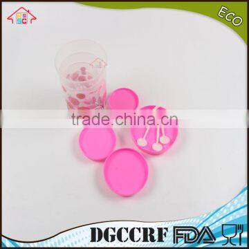 NBRSC Strict Quality Checked 4PCS Pop Round Canister Set Eco-friendly Food Garde Storage Container Set Plastic Storage Container photo-2