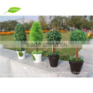 GP007 GNW Grass artificial topiary trees with plant pot for home interior and wedding decoration