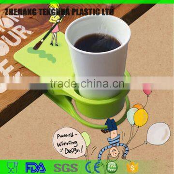 Factory Wholesale Customize LOGO Table Coffee Cup Holder Clip Cup Holder