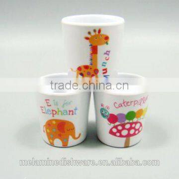 100% melamine kid children dinnerware set water cup for baby