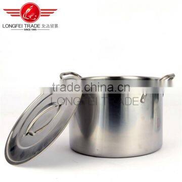 Hot Selling Eco-friendly 3pcs Stainless Steel Pot /Deep Soup Pot photo-4