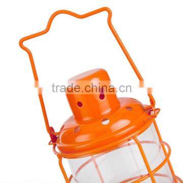 European Warm Kettle Handle Iron Candlestick Windproof Lantern Candle Holders Bar Cafe Restaurant Decor Home Furnishing photo-5