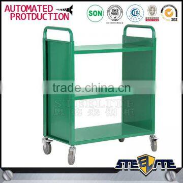 Cheap School Library Furniture/ Steel Book Trolley/ Steel Library Trolley photo-3