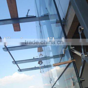 stainless steel 304 316 glass spider fitting 2 way arm spider for curtain wall