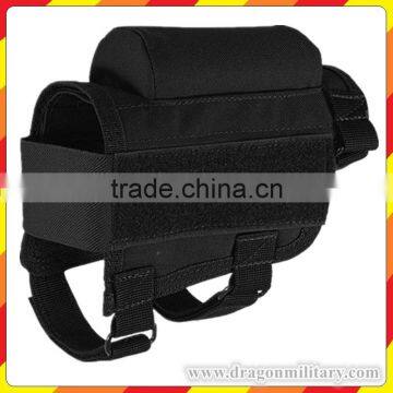 Adjustable Tactical Buttstock Shell Holder Cheek Rest Pouch Holder Pack With Ammo Carrier Case photo-4