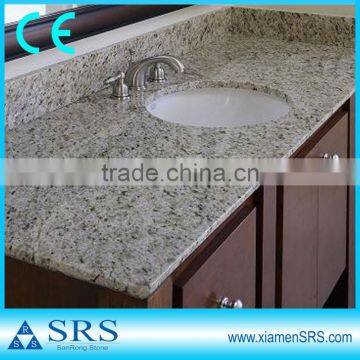 49"W x 22"D golden bathroom countertop