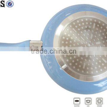 9pcs Cookware in Aluminum With White Ceramic Nonstick Coating photo-5