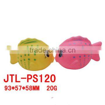 New Colorful Plastic Rubber Fish Toys