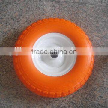 4.00-6 flat free tyre with metal rim