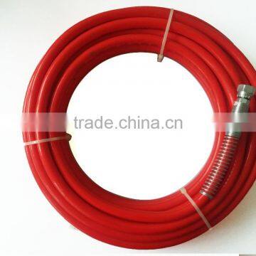high quality excellent tensile strength flexible red PVC tube for car washing industry