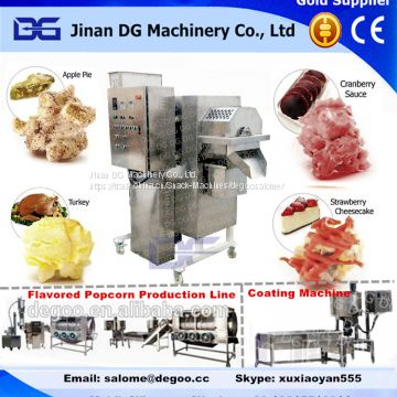 Automatic caramel popcorn caramelizer chocolate popcorn coating machine