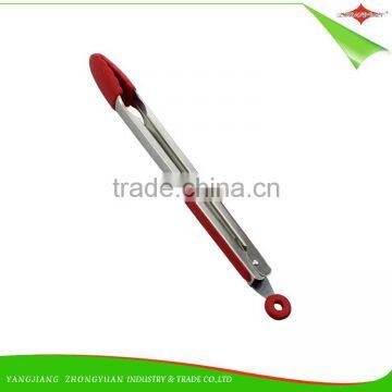 ZY-H2026 High-quality 12-inch Silicone Food Tong With Food-grade Silicone Scalloped Heads photo-3