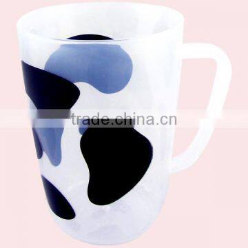 Gift Custom Black And White Colorful Plastic Milk Cup photo-6