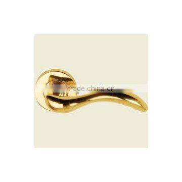 Natural Oak With Bright Brass Handles