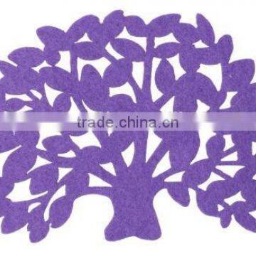 Non-woven Tree Cup Mat Felt Coasters for Home Decoration photo-5