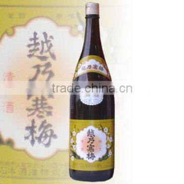 Natural sake koshinokanbai shiro 1800ml with Flavorful made in Japan