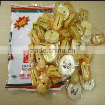 QS Certificated Puffed Sweet Snow rice cracker