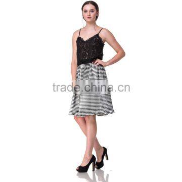Guangzhou Domin Factory Directly Wholesale 2017 Latest Lady Fashion Skirt photo-3