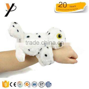 Animal novelty owl fabric slap bracelet