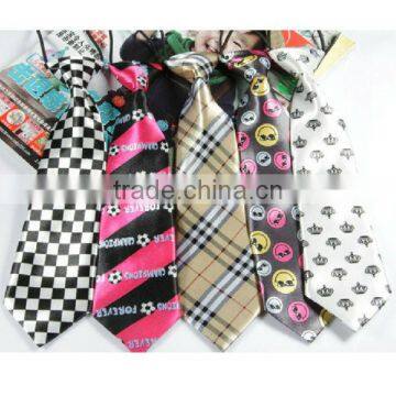 Boy's fashion polyester necktie,custom neck tie