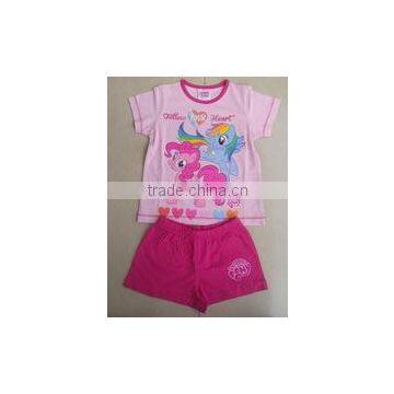 CUTE PRINTED GIRLS SHORTS PAJAMA SETS , SUMMER PAJAMA SET FOR KIDS