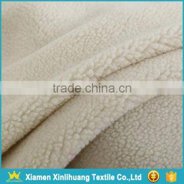 China Manufacturer Knitted 100% Polyester Sherpa Fabric for Sale photo-3