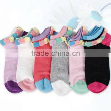 Young Lady Color Soft Ankle Socks photo-2