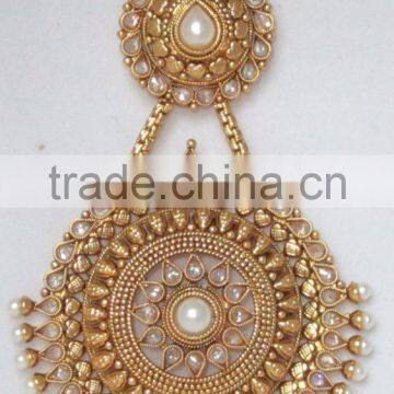 Hair Accessory JHOOMAR JHUMAR Passa TIKA GOLD PLATED photo-2