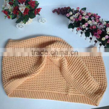 Acrylic White Color Fashion Winter Knitting Scarf Factory photo-2