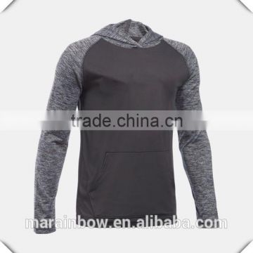 New Design Mens Lightweight Pullover Hoodie Contrast Long Sleeve Hoodie T Shirt Outdoor Performance Hoodie Jacket Sports wear