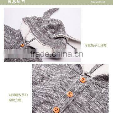 Wholesale New Cute Infant Baby Toddler Humpsuit Hooded Romper photo-5