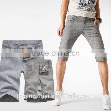 Hot 100% Cotton Cheap Light Color Casual Half Pants for Men photo-2