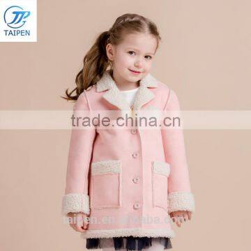 Winter Coat For Kids Micro Suede Outwear For Girl Childrens Clothing With Cashmere Lining photo-2