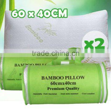 Bamboo memory foam pillow