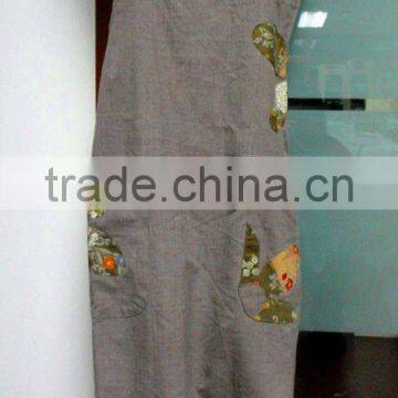 cheap kitchen woman's cotton funny long waist for aprons