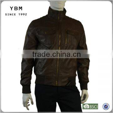 OEM plain casual design varsity jacket,man jacket repsol jacket leather