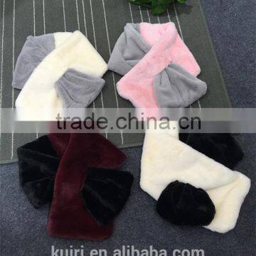 Brand Scarf Faux Rabbit Fur Scarf 2016 Female Best Quality Women Wrap Warmer Neck Warmers photo-5