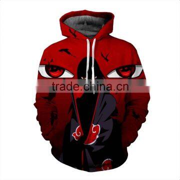 Cartoon Character design pull over hoodie with big hood