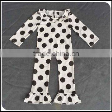 2016 Cute Dots Cow Baby Spring Onesie Clothes Wholesale Long-sleeved Baby Summer Rompers Clothes photo-2