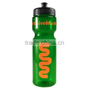 USA Made 28 oz Transparent Sports Bottle With Push And Pull Lid - BPA/BPS-free, FDA Compliant and Comes With Your Logo photo-4