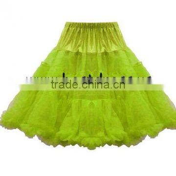 26" Retro light green Underskirt 50s Swing Vintage Petticoat Fancy Net Skirt Rockabilly Tutu