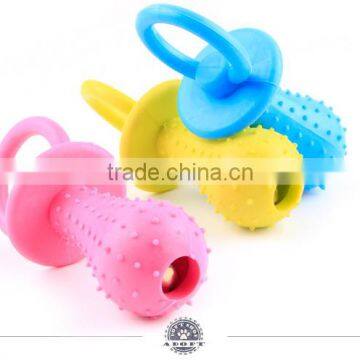 China supplier professional nipple shaped pet toy dog chew toy nipple