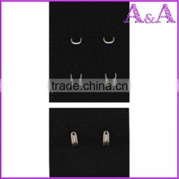 Nylon or polyester bra hook and eye tape
