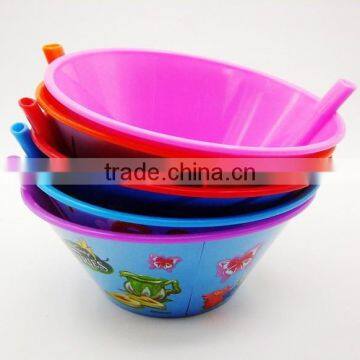 BPA free cheap promotional gifts/260ml plastic bowl/Ice creambowl