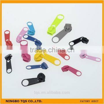 Hot Sale Cheap Colorful Nylon Zipper Long Puller Zipper Sliders photo-2