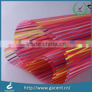 100% Nylon Stiff Rainbow Mesh Fabric For Makeup Bag photo-4