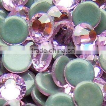 Best quality hot fix rhinestone like SW Iron On Hotfix Crystal Rhinestones